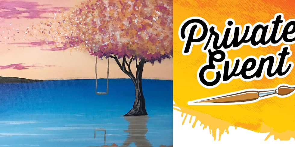 Friends Sip and Paint Private Event 11x14