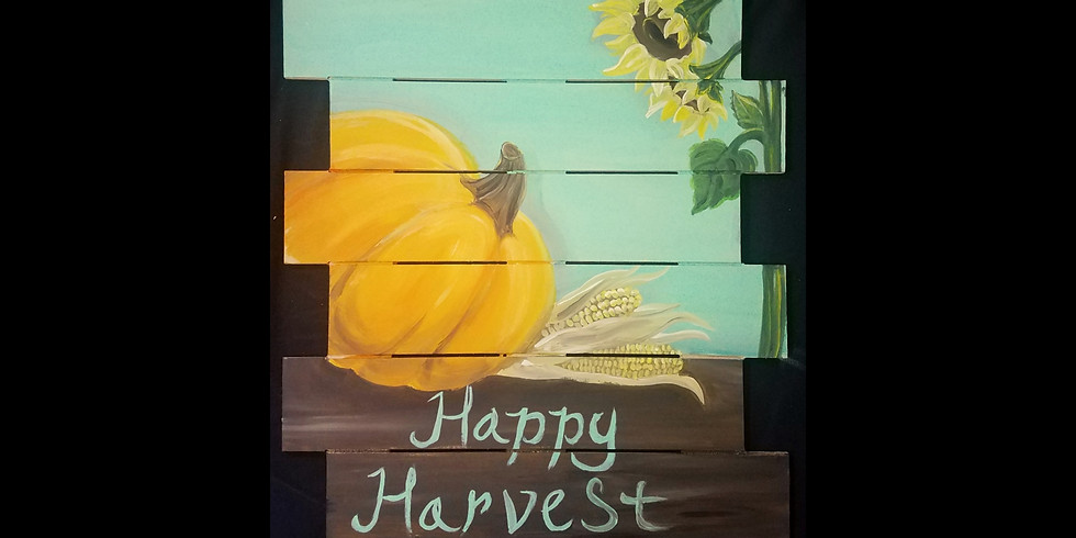 Happy Harvest Pallet ~ $10 Bottomless Mimosas!