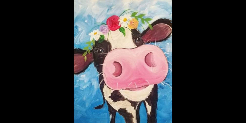 Floral Cow - Walker