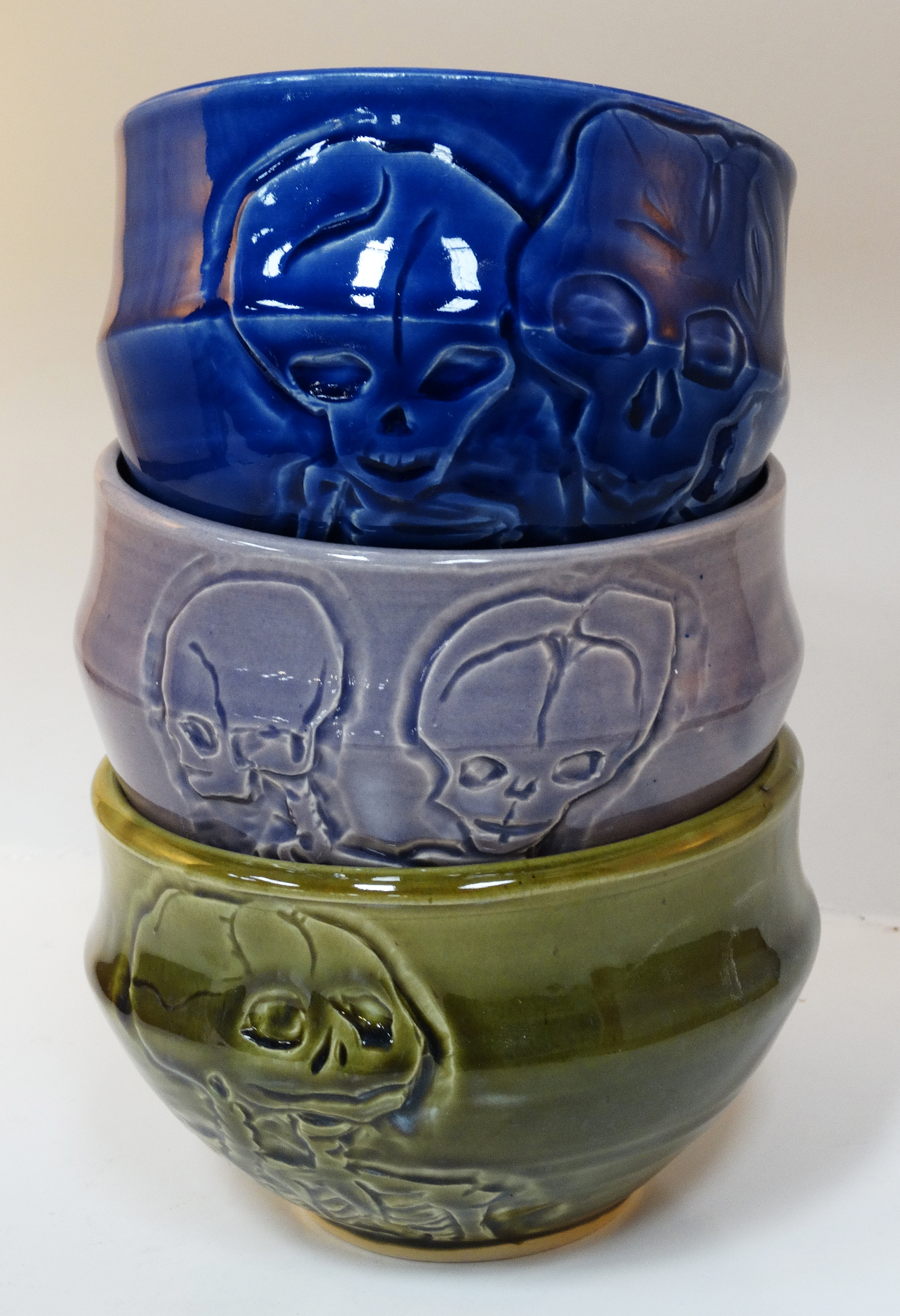 Conjoined Bowls Stacked