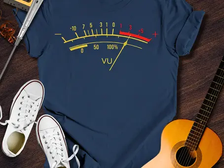 Elevate Your Style with the Vu Meter T-Shirt