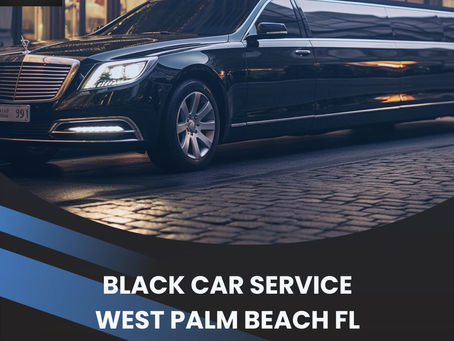 Discover the Unmatched Elegance of Cobblestone Limousine Service’s Black Car Service in West Palm Beach FL