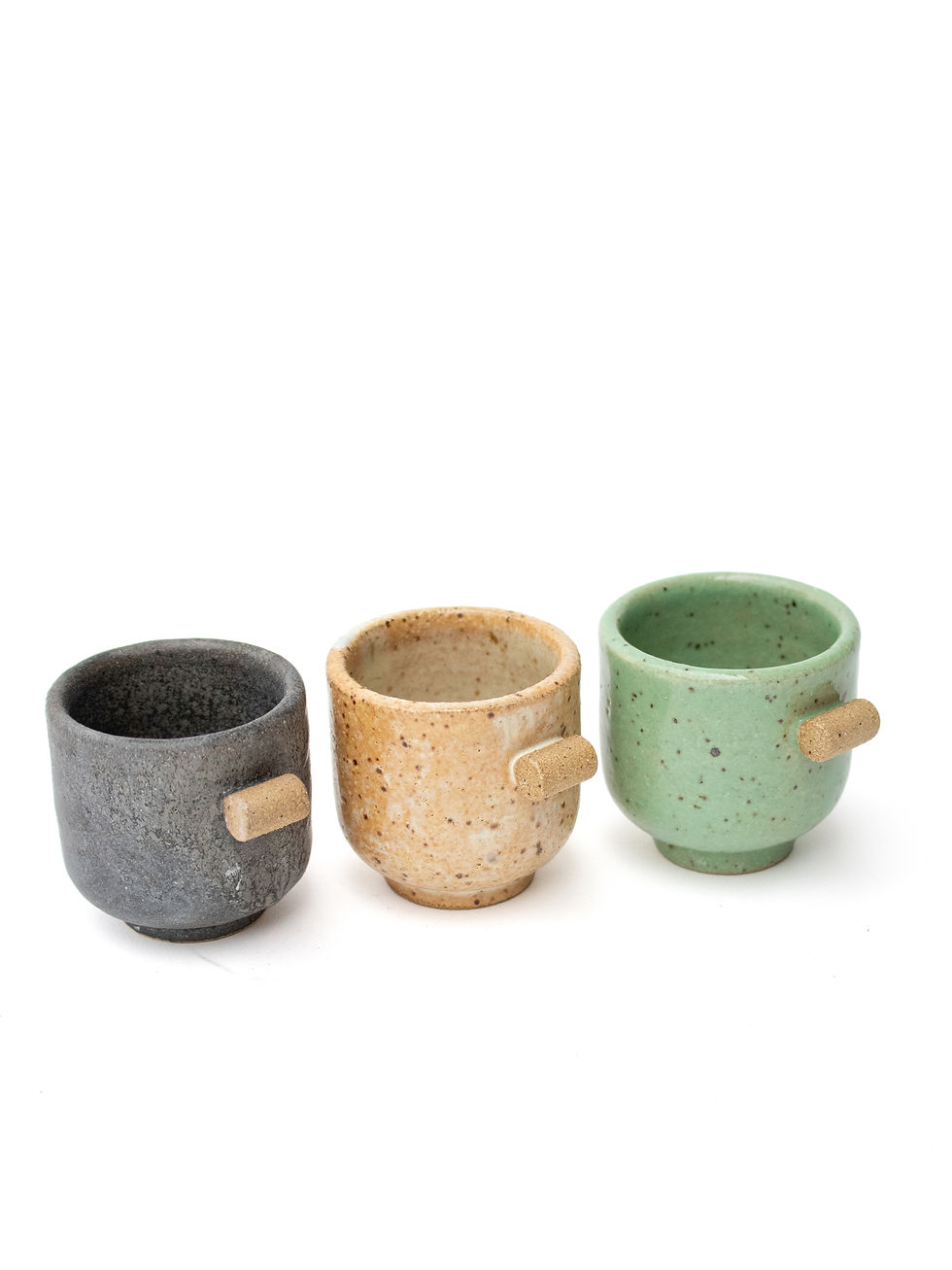 Thumbnail: 3Little Tea Cup Set- Nebula/ Charcoa / Mintl