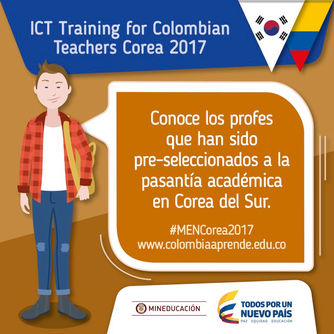 Comienza Training for Colombian Teachers Corea 2017