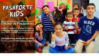 Pasaporte Kids, estratégia de la Gobernación de Antioquia