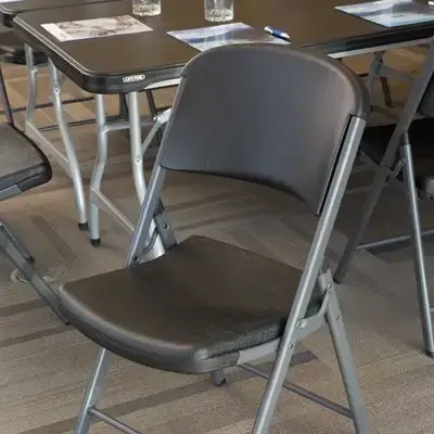 Black Folding Chair Rental (8 Hours)