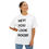 Thumbnail: Hey! You Look Good! Oversized Tee in Black on White (Women)