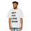 Thumbnail: Hey! You Look Good! Men's Oversized Tee in Black on White 