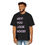 Thumbnail: Hey! You Look Good! Men's Heavy Oversized Tee in Medium Purple on Black