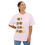 Thumbnail: 🇨🇳Hey! You Look Good! Oversized T in Lemonade/Burgundy on Soft Pink (Women)