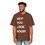 Thumbnail: Hey! You Look Good! Men's Heavy Oversized Tee in Off-White on Clay