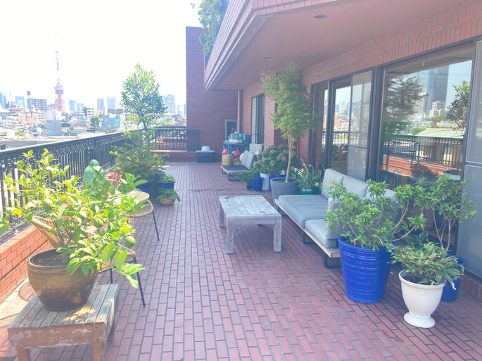 マンション　バルコニーガーデン