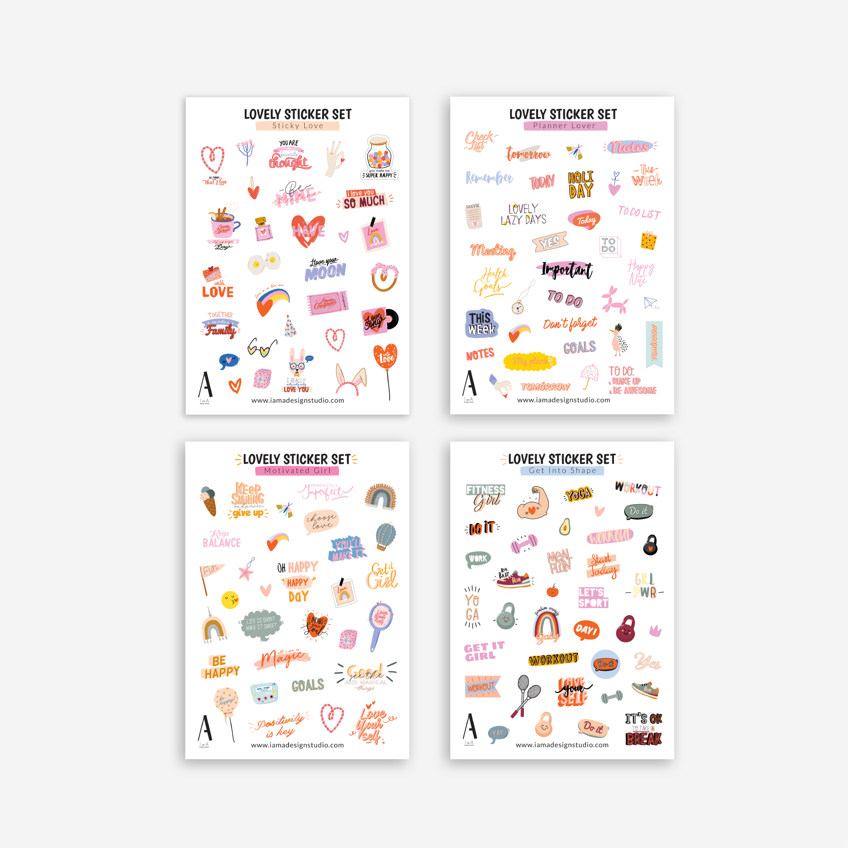 מארז אימוג'י של מדבקות