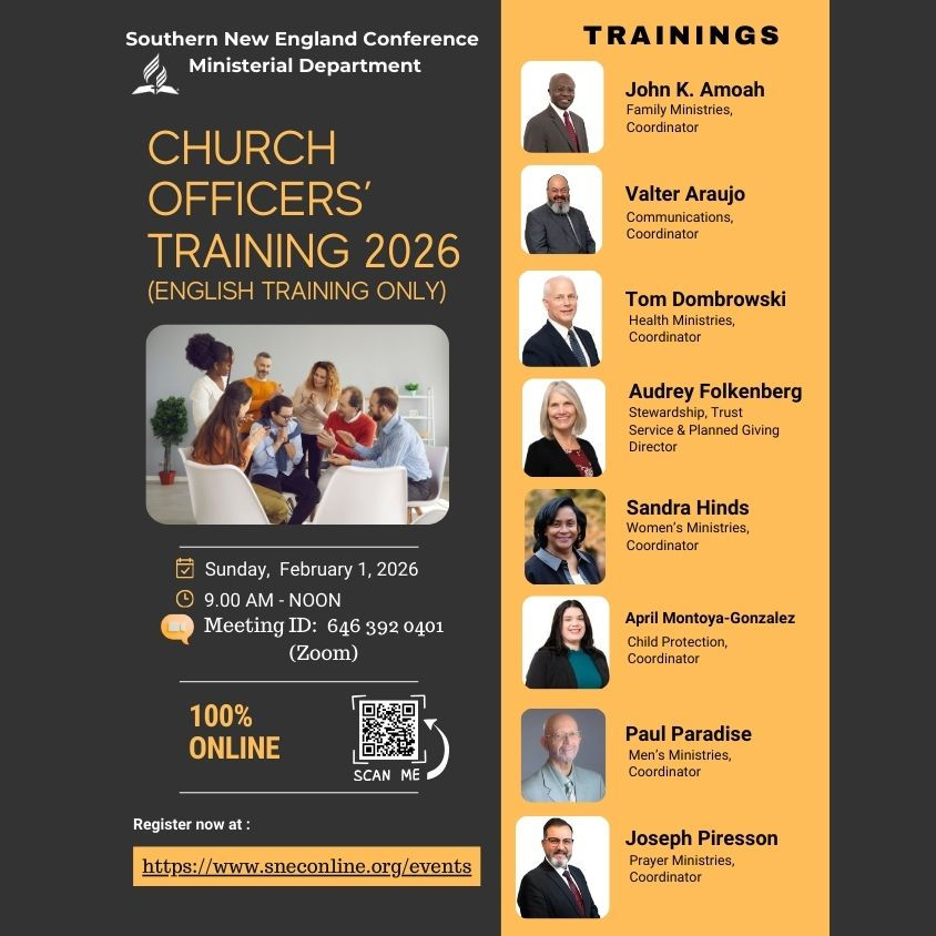 2026 Church Officer Zoom Training - English Only
