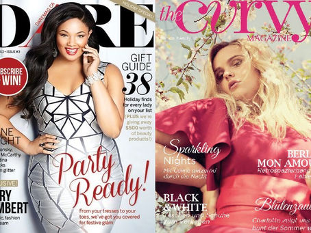 Des courbes à la une des magazines