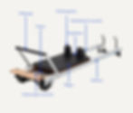 Pilates-Reformer Bauteile