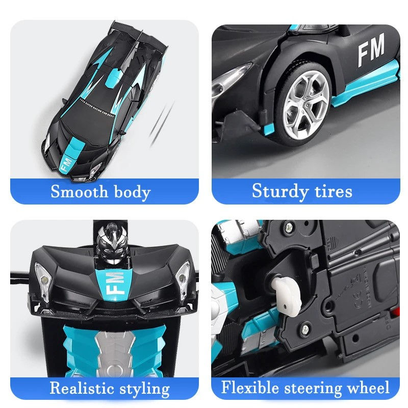Thumbnail: 2IN1 Electric RC Transformer Robot Car