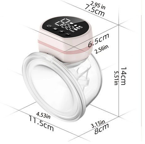 Thumbnail: Wearable Electric Breast Pump: Hands-Free, Rechargeable and Convenient