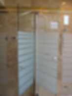 6 - Double Door with etched stripes
