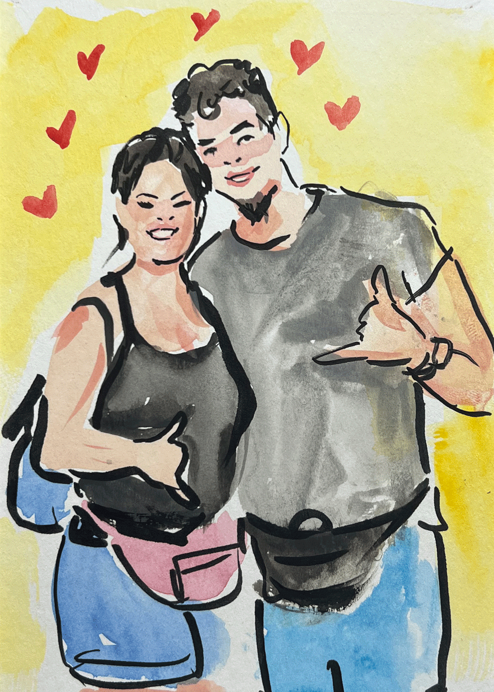 Live Guest Painting Portrait 