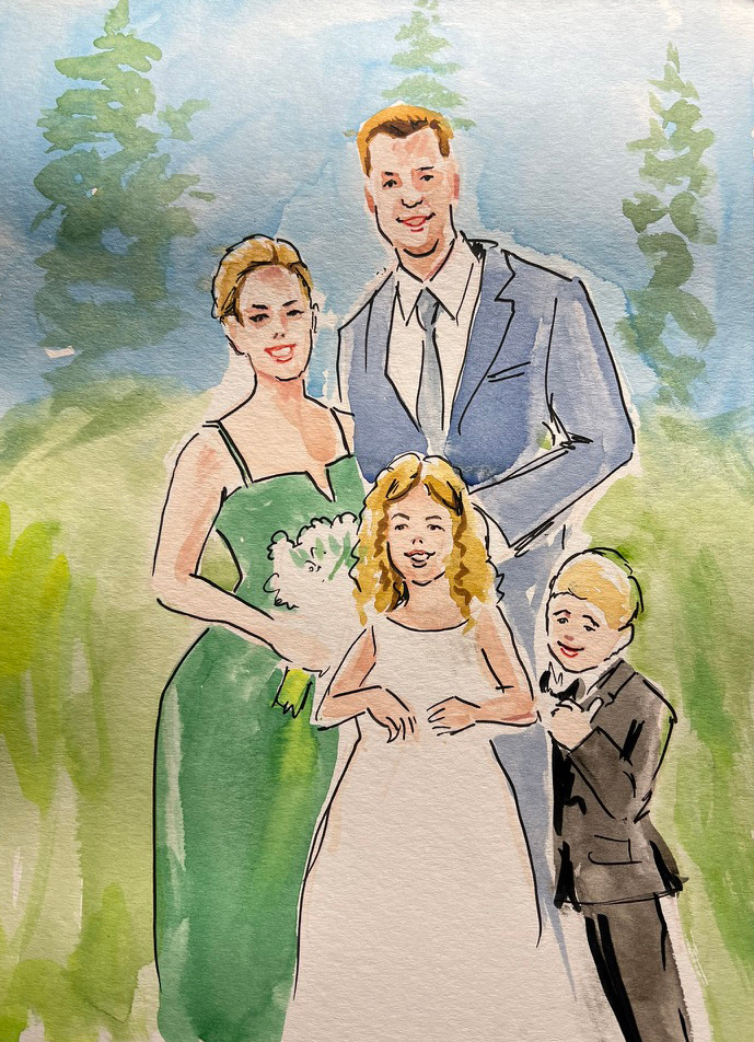 Live watercolor portrait of a family.jpg