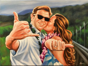 Painting Your Love Story: Why Engaged Couples Need a Live Painting at Their Wedding.