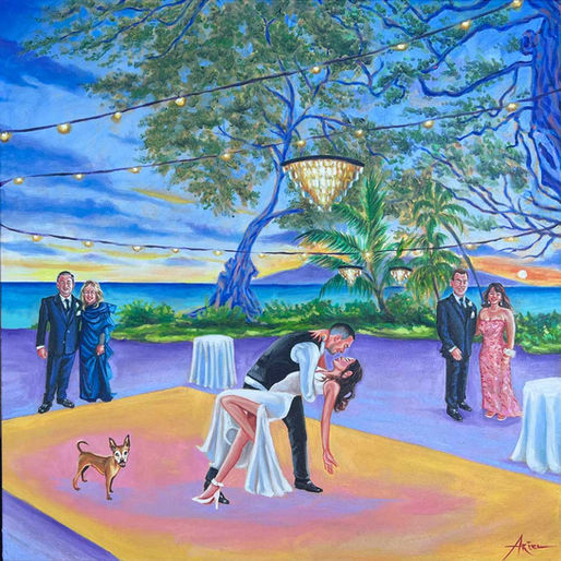 The Art of Capturing Love: How Live Wedding Paintings Create Timeless Memories