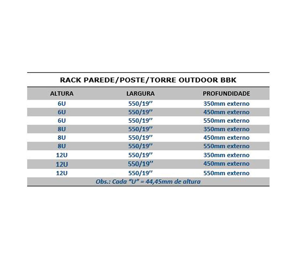 Miniatura: Rack Outdoor Parede