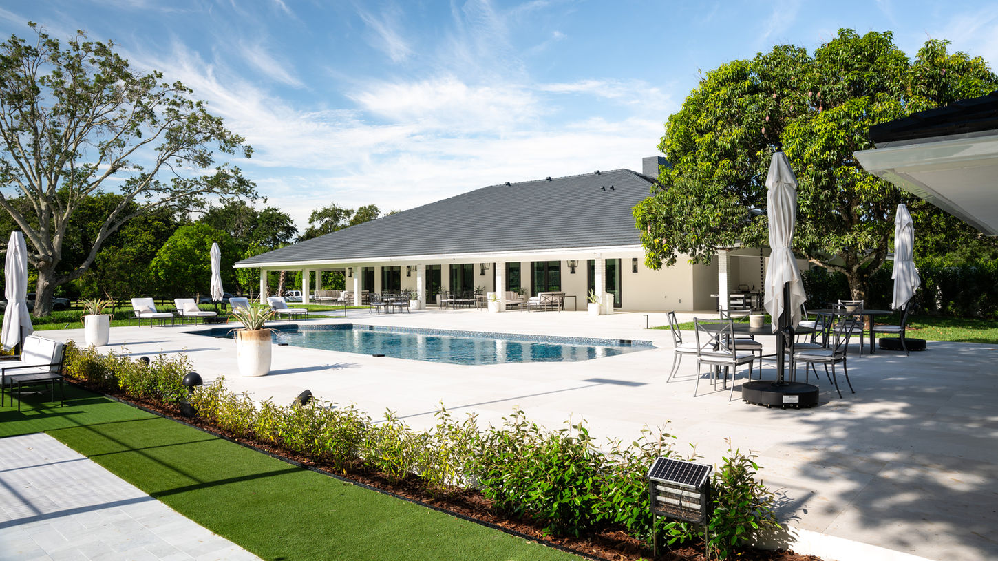 The Reserve of Southwest Ranches transformed estate featuring luxury outdoor living, resort-style amenities, and a private recreation complex.