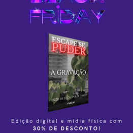 BLACK FRIDAY ESCAPE SE PUDER: LIVRO COM 30% DE DESCONTO