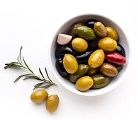 flat-lay-assortment-olives-bowl-with-cop