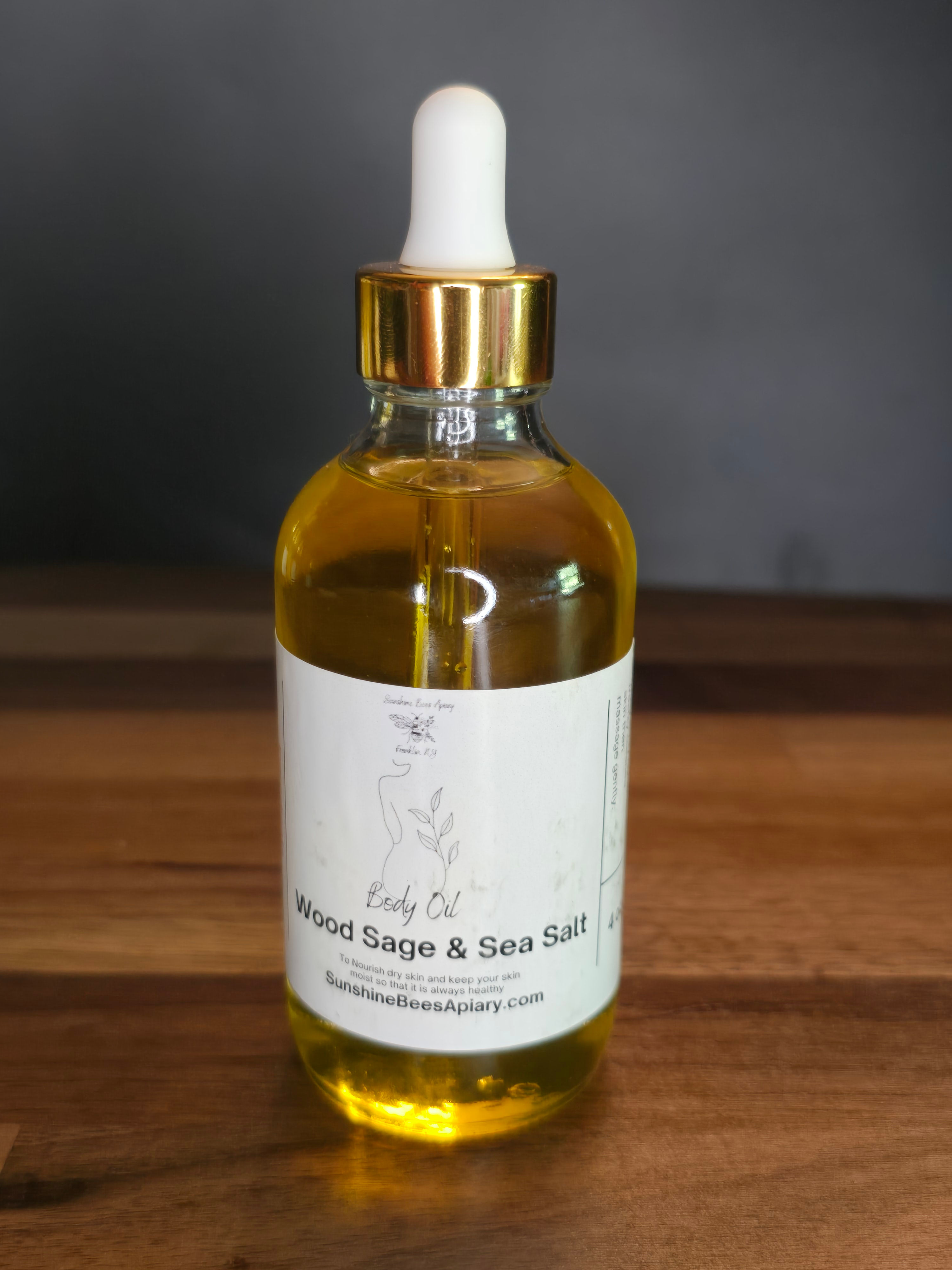 Wood Sage and Sea Salt Body Oil 