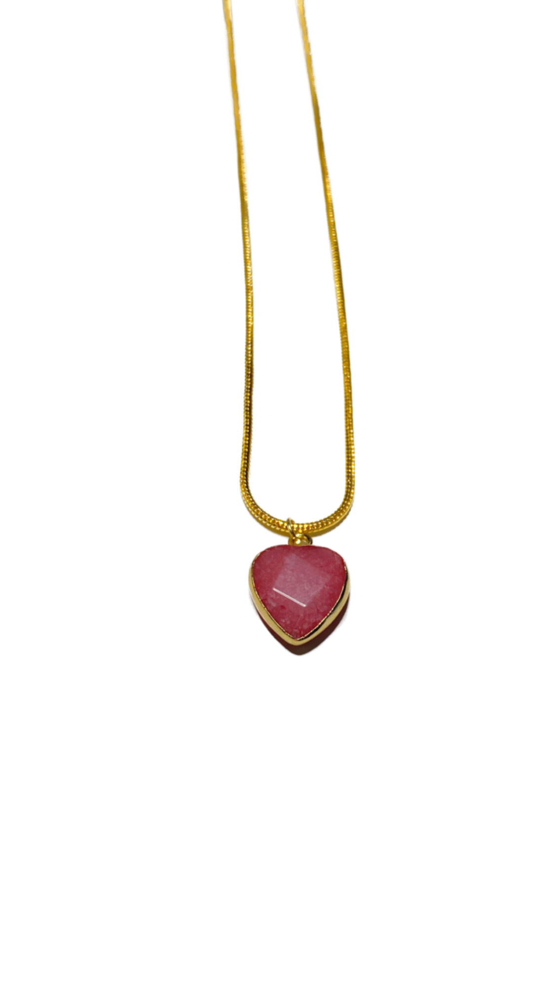 Agaat Heart Necklace 