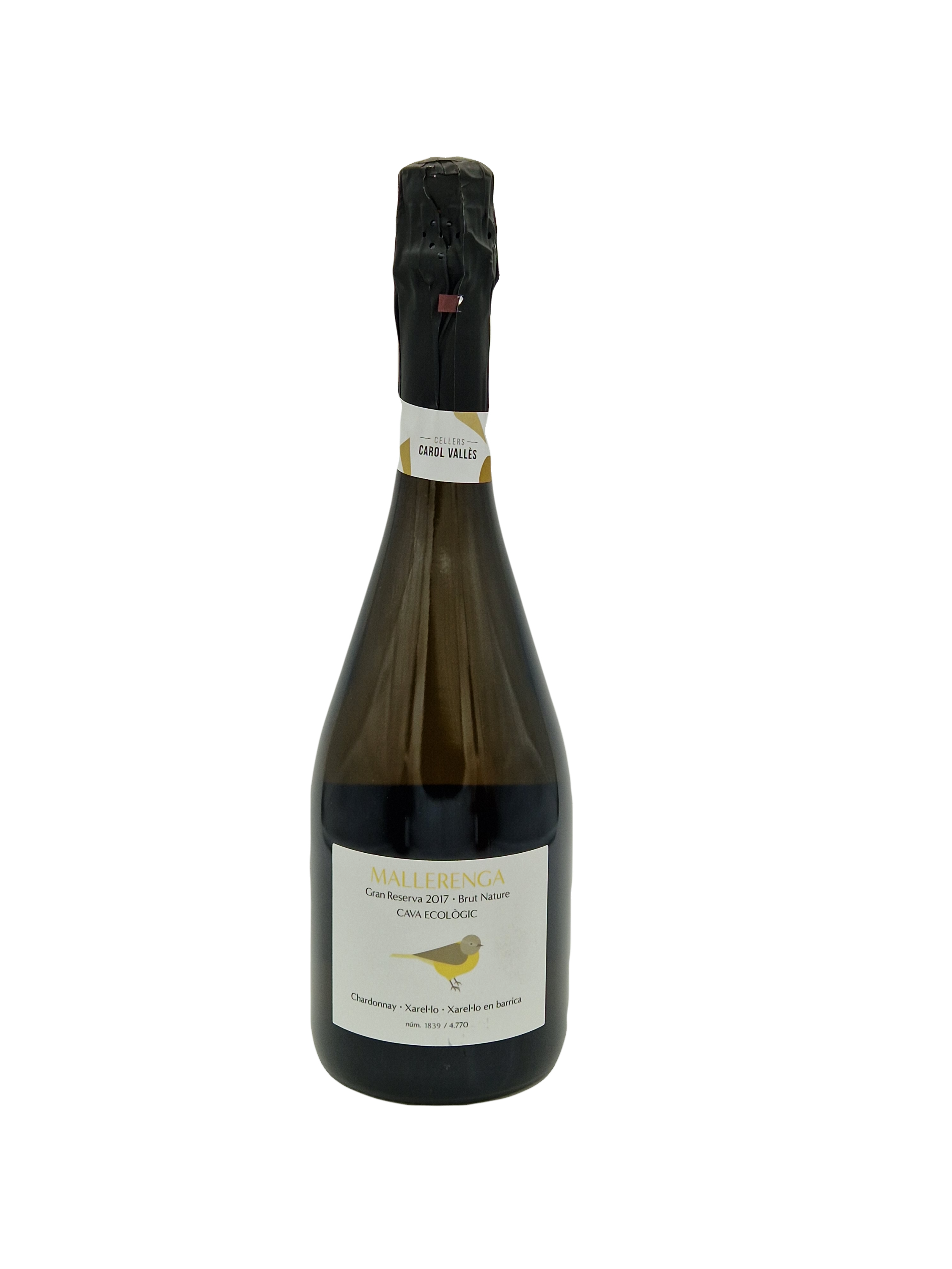 Cava Carol Valles Mallerenga, Gran Reserva 2017 brut nature Penedes Spanje