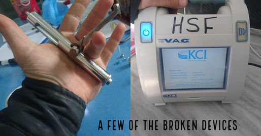 Repairing items in Hospitals in Syria