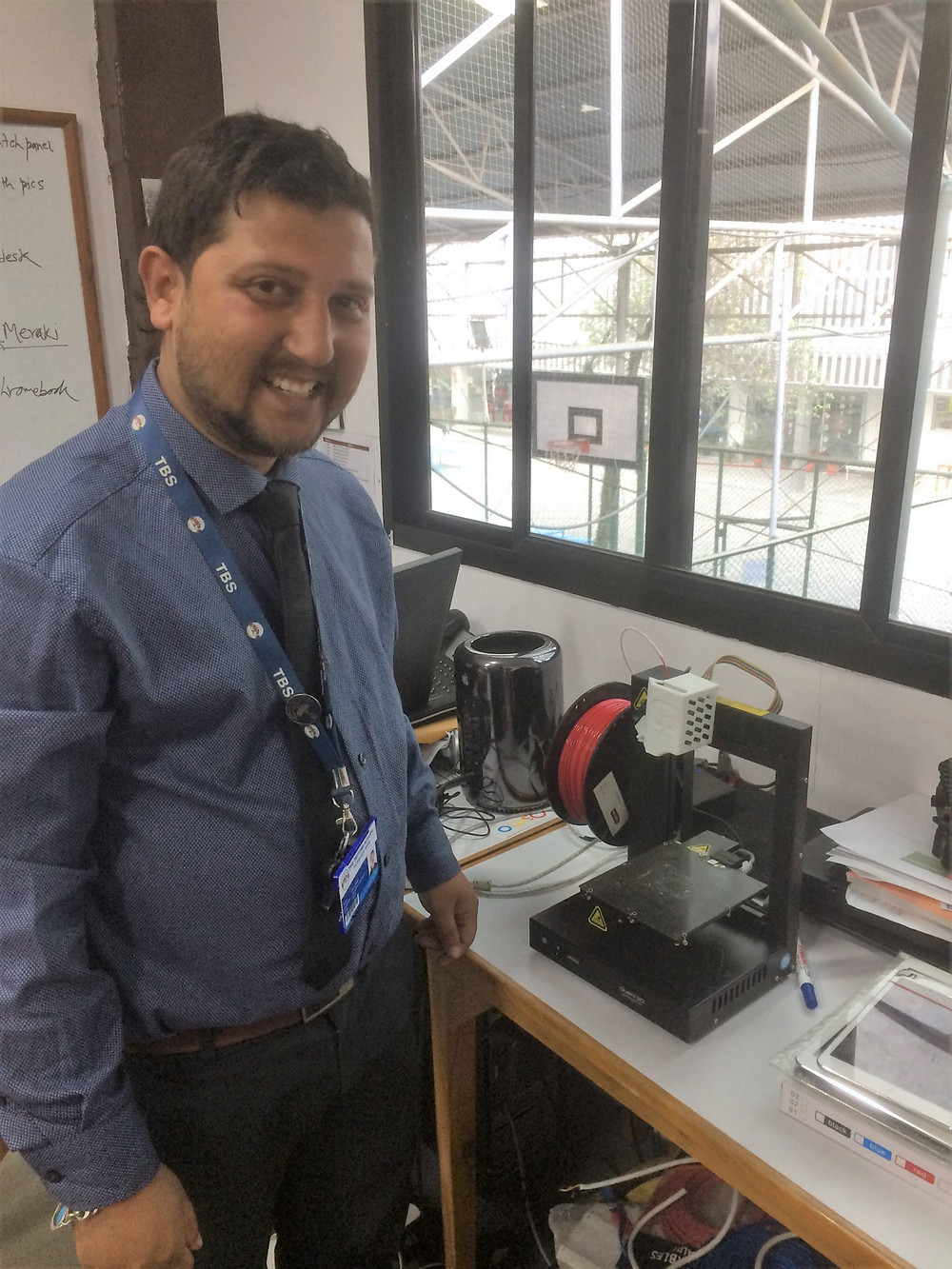 A growing sector: Rohit Sigdel, IT Manager at the prestigious British School, is facilitating the inclusion of 3D printing into the school’s IT and design curriculums.