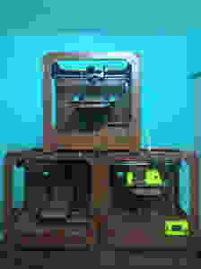 Nepal’s first 3D printers, made by Zener Technologies.