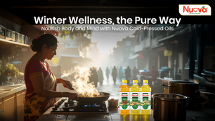 Indian Morning Stall cooking breckfast with cold pressed oils