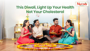 Indian family and frinds celebrating diwali, eating food and having fun.