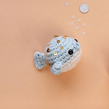 Crochet puffer fish