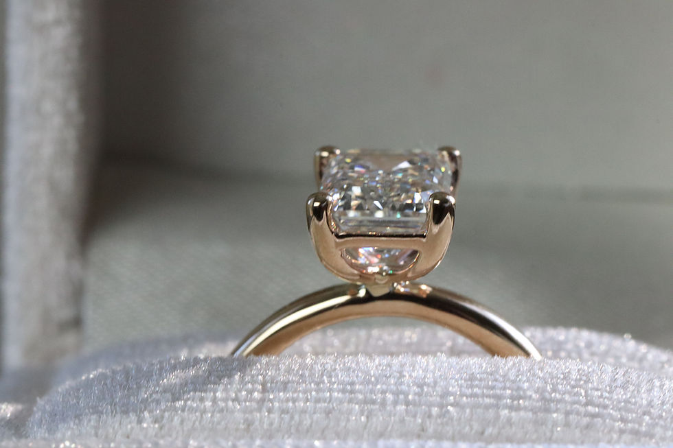 Thumbnail: The Classic Emerald Cut Diamond Solitaire Engagement Ring