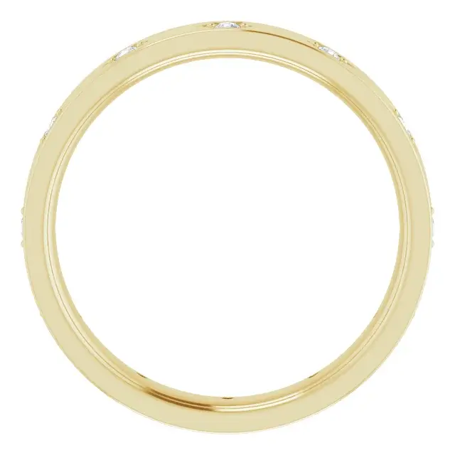 Thumbnail: starburst celestial diamond eternity band in 14k solid gold.