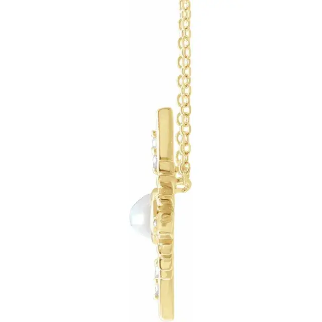 Thumbnail: Lydia Opal or Moonstone Necklace