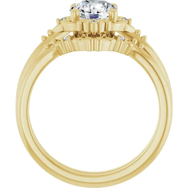 Thumbnail: Cadence Diamond Contour Band