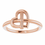 Thumbnail: Heart Cross Ring