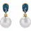 Thumbnail: Annalise Pearl and Gemstone Dangles