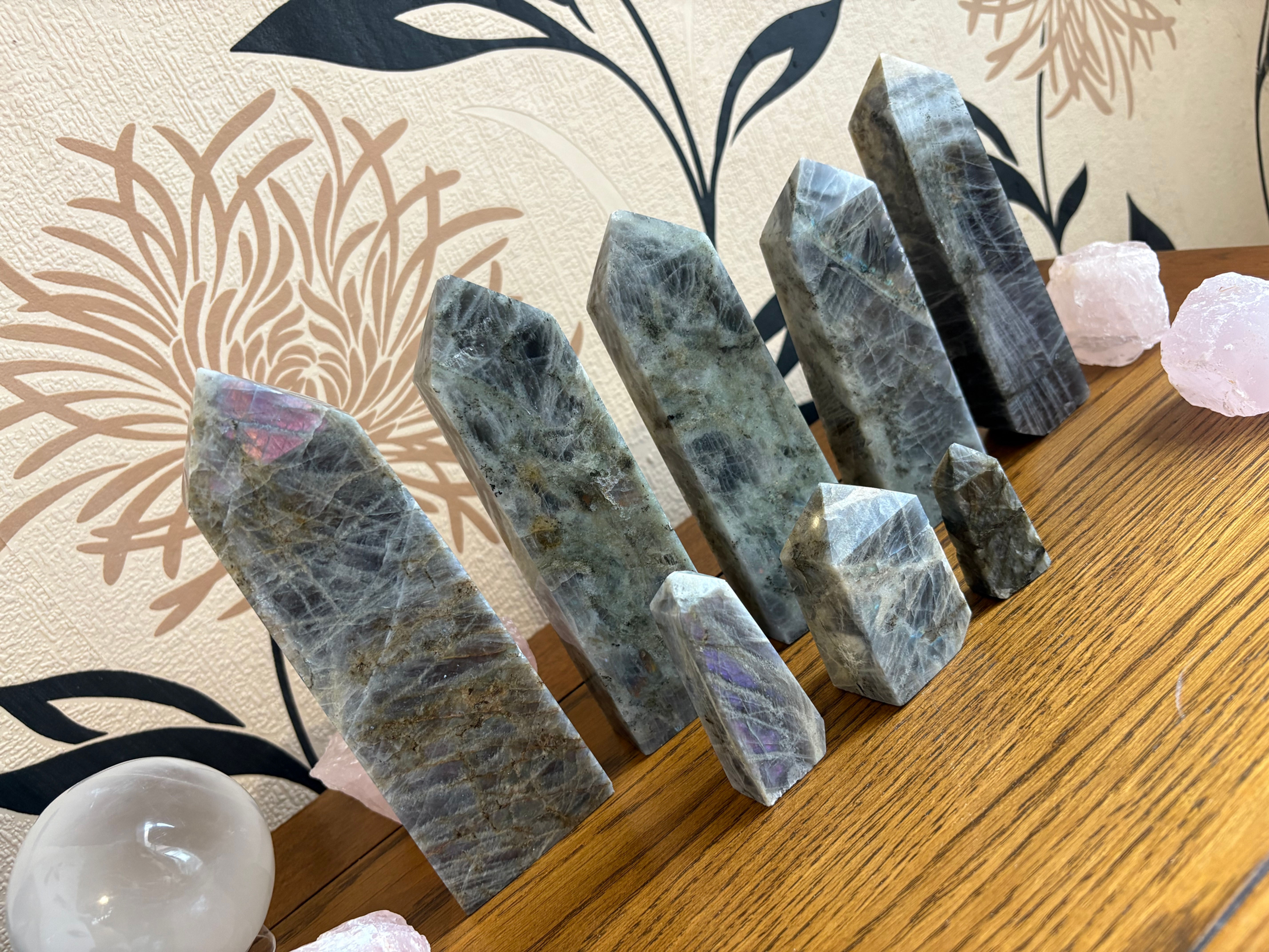 Imperfect Purple Labradorite Towers