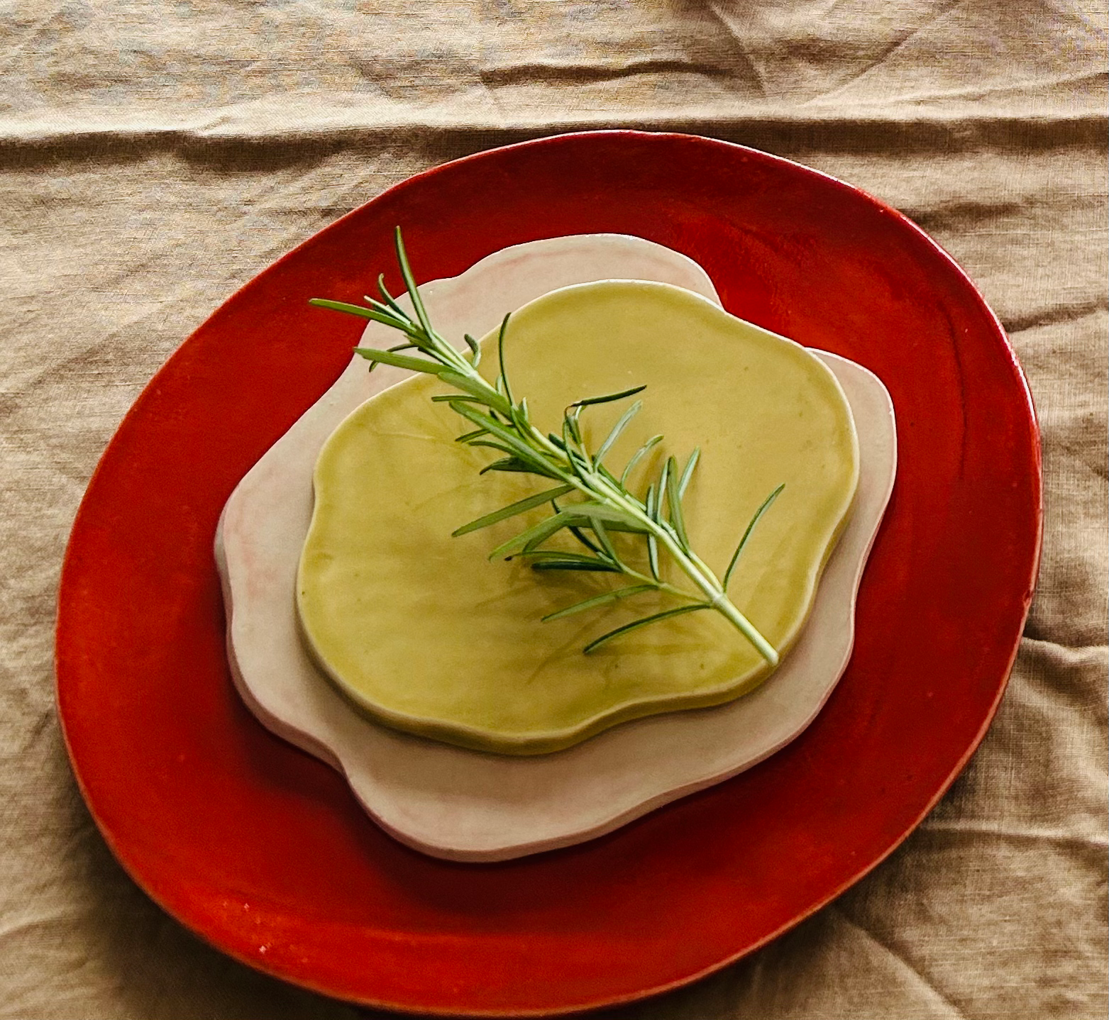 Multicolour Irregular Plate Set B