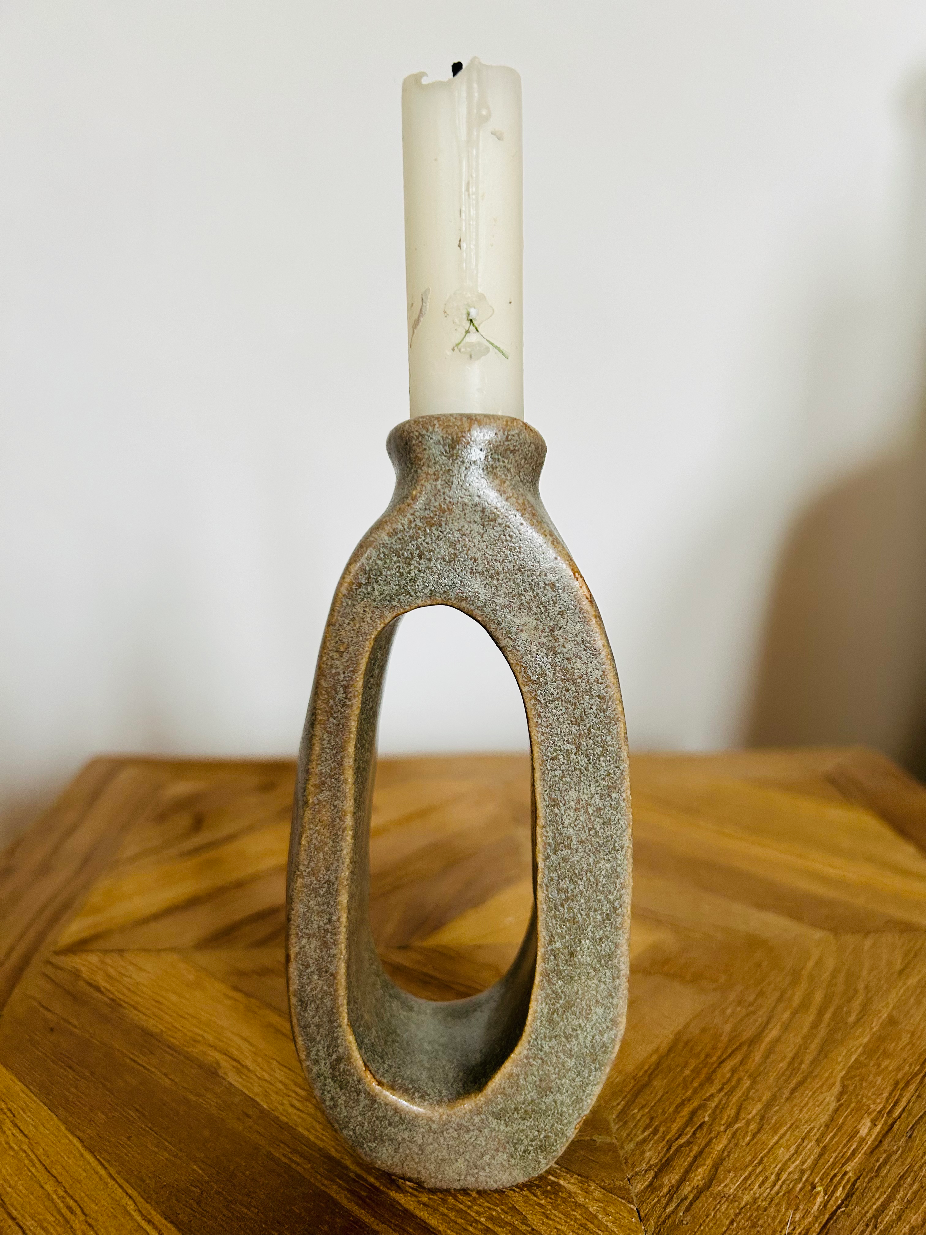 Granite Oval Candlestick