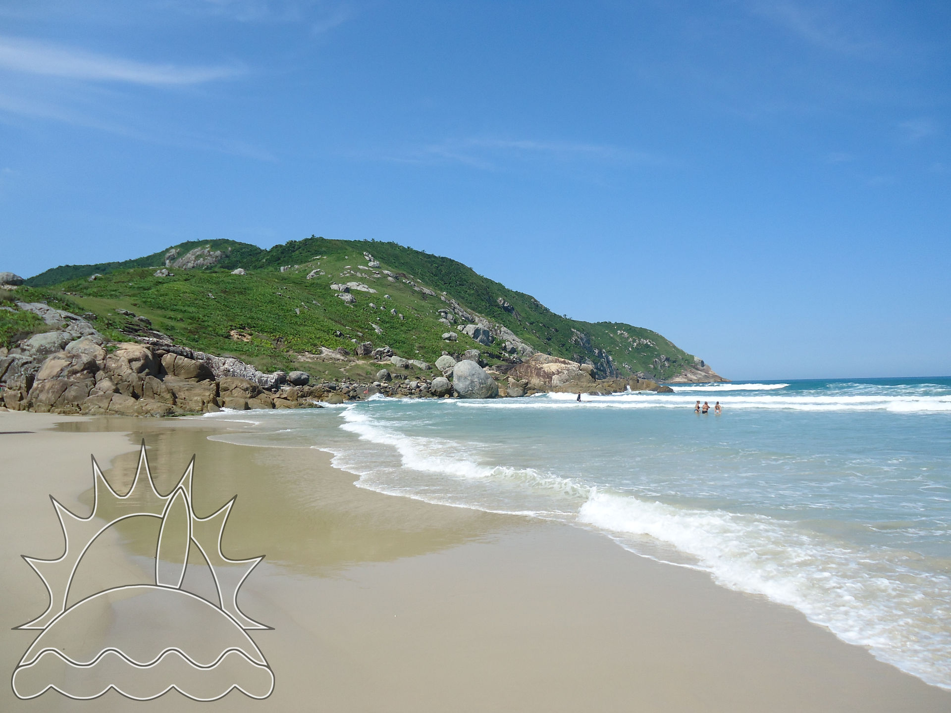 Left side of Santinho Beach.